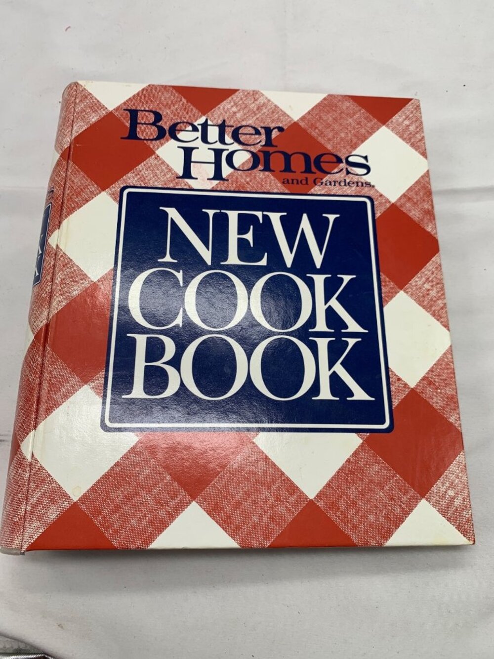 1989 Better Homes And Gardens New Cookbook 10th Edition Ring-Bound Red Plaid